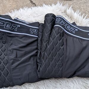 Set Of 2 Youper Black Sliding Shorts Size Large